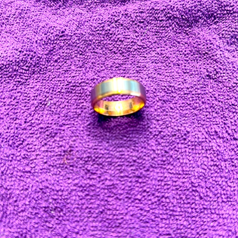 Rose Gold and Silver Men Ring